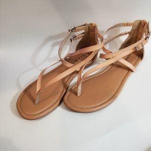 Torrid Nude Strappy Sandals